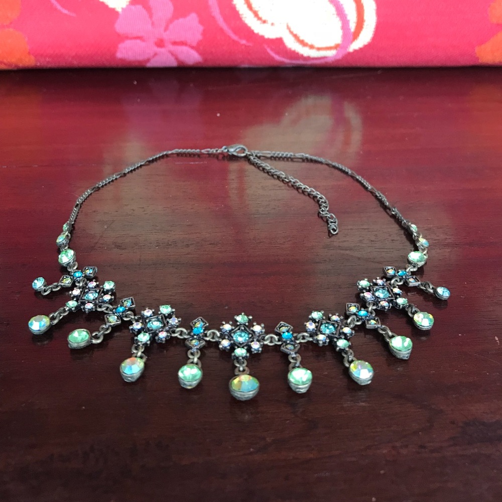 Classy Gemstones Choker Necklace